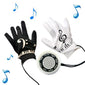 BMDT Electronic Piano Gloves – Fun Musical Toy with Built-In Speaker, 8 Instruments, 6 Demo Songs, and Background Rhythms